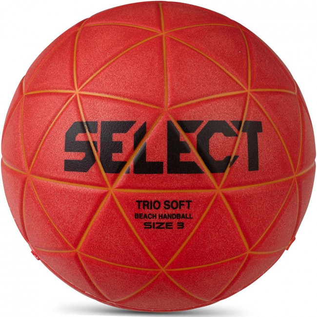 Мяч для пляжный гандбола SELECT Beach handball v21, 250025, р.3(Senior), 2пан, резина, клееный,красн. 