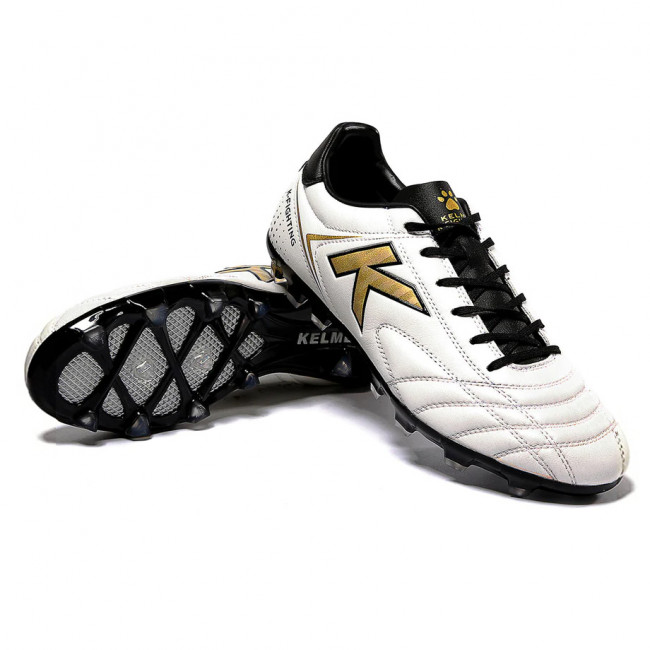 Бутсы футб. KELME K-Fighting (AG) арт.6871001-103-40, р.40 (рос.39), микрофибра, ТПУ, белый 