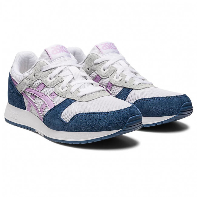 Кроссовки жен. ASICS Lyte Classic 1202A306-105, р.7 (рос.36,5),иск. кожа, текстиль,серо-синий 