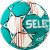 Мяч гандбольный SELECT Ultimate Replica v22, 1670847004, Lille (р.0), EHF Appr, ПУ, руч.сш, бирюз.-белый 