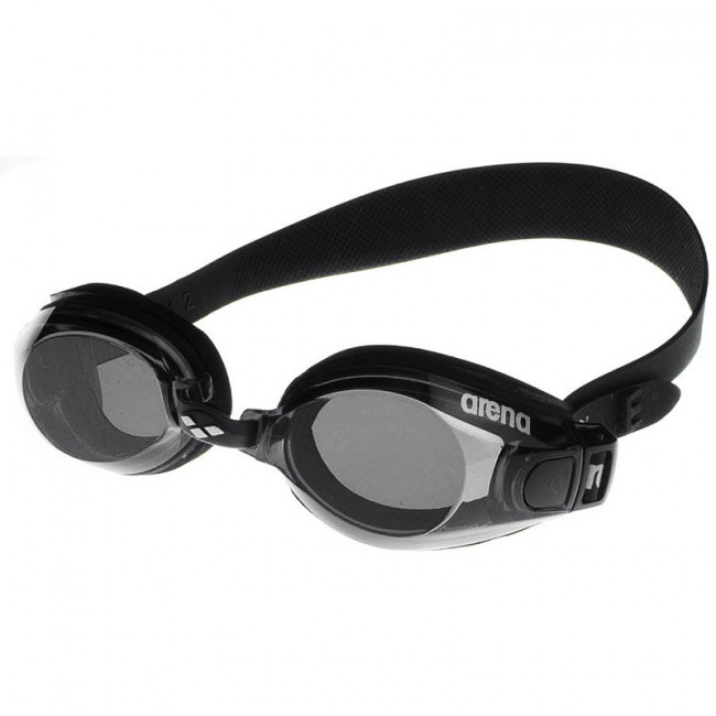Очки для плавания "ARENA Zoom Neoprene", арт.9227955, ДЫМЧАТЫЕ линзы, регулир.перенос., черная оправа 