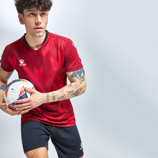 Форма футб. взросл. KELME, 8251ZB1003-603-2XL, р.2XL, 100% полиэстер, бордово-черный 