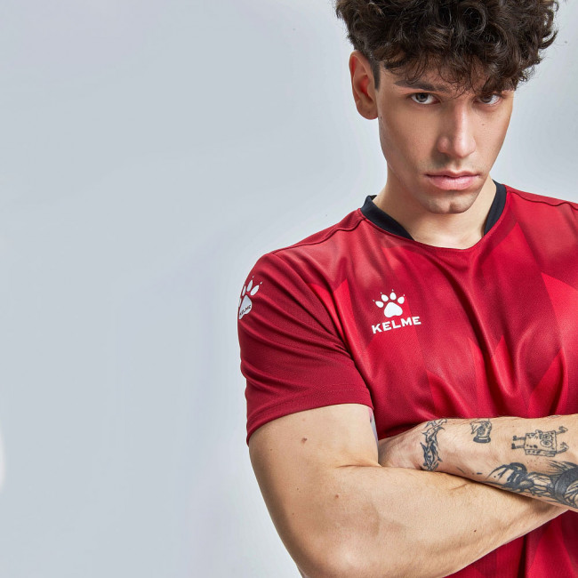 Форма футб. взросл. KELME, 8251ZB1003-603-2XL, р.2XL, 100% полиэстер, бордово-черный 