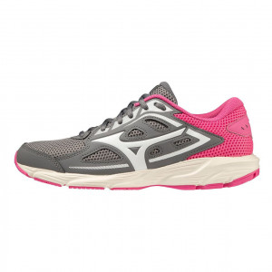 Кроссовки беговые жен. MIZUNO Spark 7 K1GA220402, р.UK6,5 (рос.39), иск. кожа, текстиль, серый