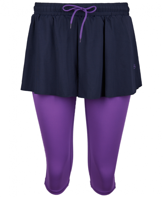 Шорты гимнастические Amanda Black/Purple, полиэстер, детский 