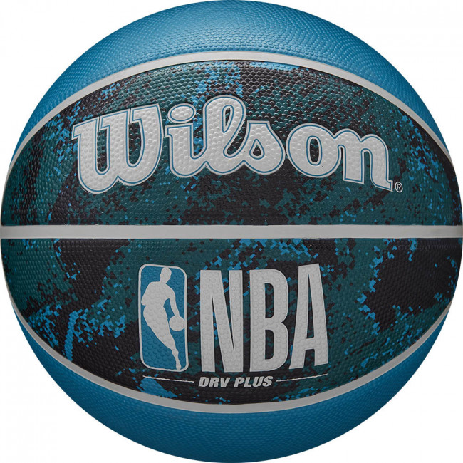 Мяч баскетбольный WILSON NBA DRV Plus, арт.WZ3012602XB р.5, резина, бутил.камера, синий 