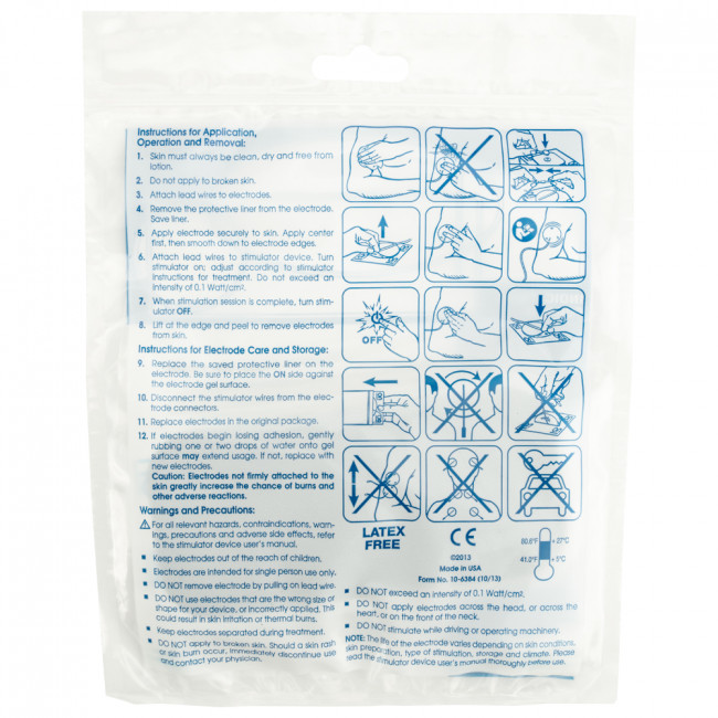 Электроды для миостимуляции Rehab Medic 5 х 5 см (4шт. в уп), арт.RMX4545 