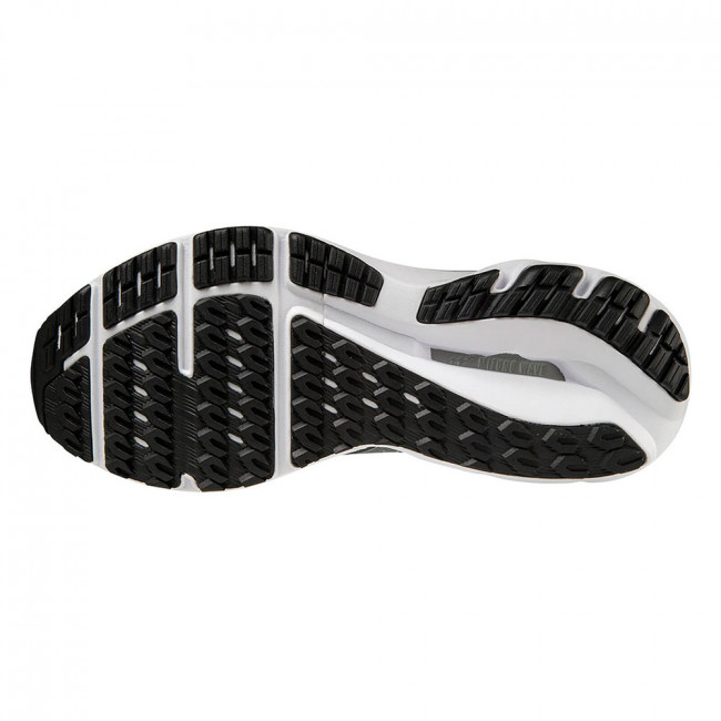 Кроссовки бег. MIZUNO Wave Inspire 18, J1GC224404, р.UK8.5 (рос.42), иск. кожа, текстиль,черный 