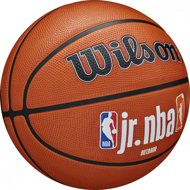 Мяч баскетбольный WILSON JR.NBA Authentic Outdoor, WZ3011801XB7, р.7 резина, бутил. камера, коричневый 