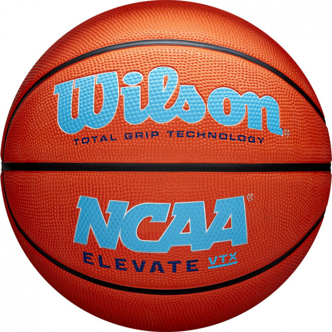 Мяч баскетбольный WILSON NCAA Elevate VTX, арт.WZ3006802XB7, р.7, резина, бутил. камера, коричневый 