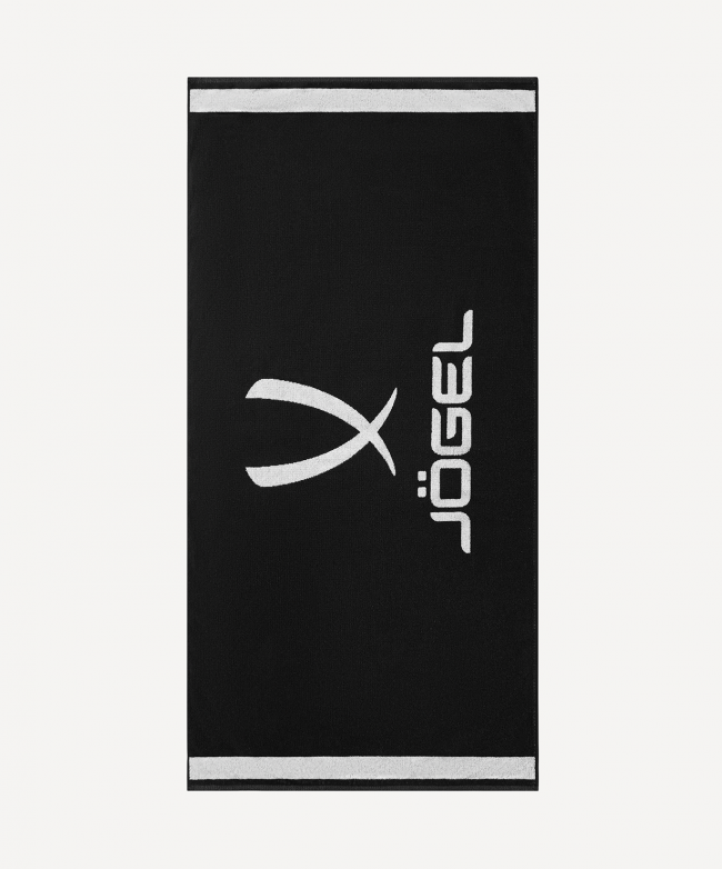 Полотенце спортивное JÖGEL ESSENTIAL Towel L, 70х140, черный/белый 