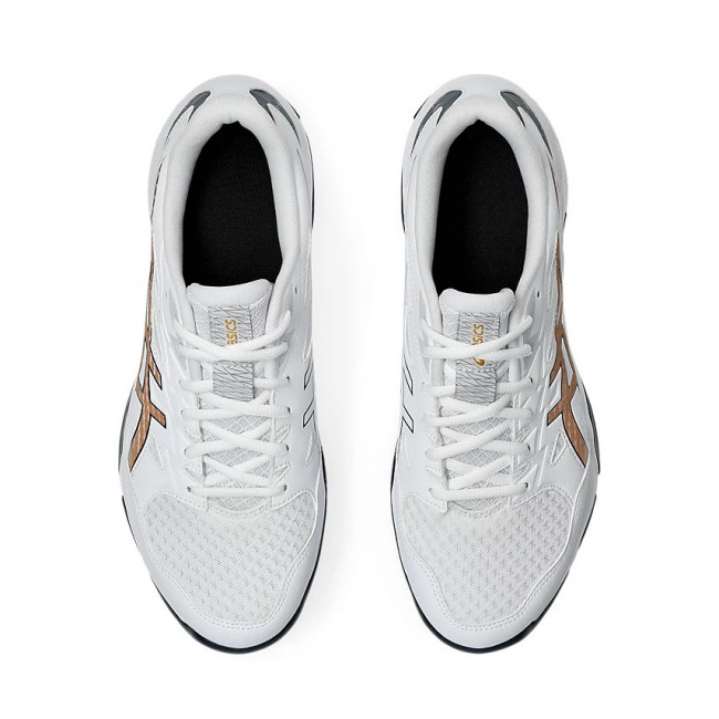 Кроссовки волейб. муж. ASICS Gel-Rocket 11 1071A091 103, р.11,5(рос.44,5),текстиль,кожзам,бело-т.син 