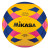 Мяч для водного поло MIKASA WP440C р.4, жен, FINA Approved, резина, вес 400-450гр, желт-сине-роз 