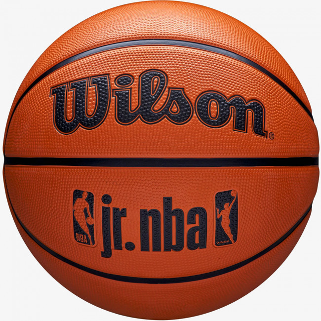 Мяч баскетбольный WILSON JR. NBA DRV Fam Logo, WZ3013001XB5, р.5, резина, бутил. камера, коричневый 