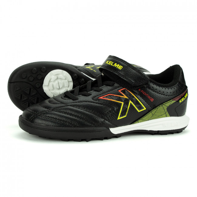 Обувь футб. (многошиповки). дет. KELME (TF), 68833134-000-31, р.31 (рос.30), ПУ, резина, черный 