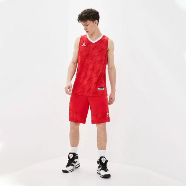 Форма баск. взросл. KELME, 3591052-600-2XL, р.2XL, 100% полиэстер, красный Форма баск. взросл. KELME, 3591052-600-2XL, р.2XL, 100% полиэстер, красный