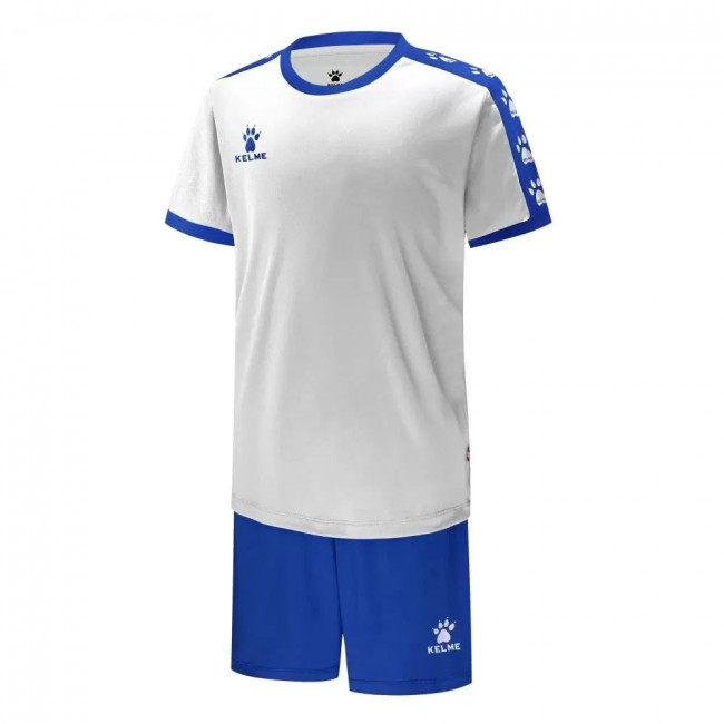 Форма футб. подр. "KELME", арт. 3883033-104-170, рост 170, 100% полиэстер, бело-синий 