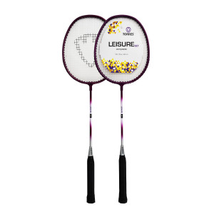 Набор для бадминтона TORRES Leisure Set,арт.BD20520, для начинающ.,стал. стерж, алюм. обод, со струнами