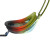 Очки для плавания детск.SPEEDO Vengeance Mirror Jr, 8-11325G798, ЗЕРКАЛЬНЫЕ линзы, черно-салат. оправа 