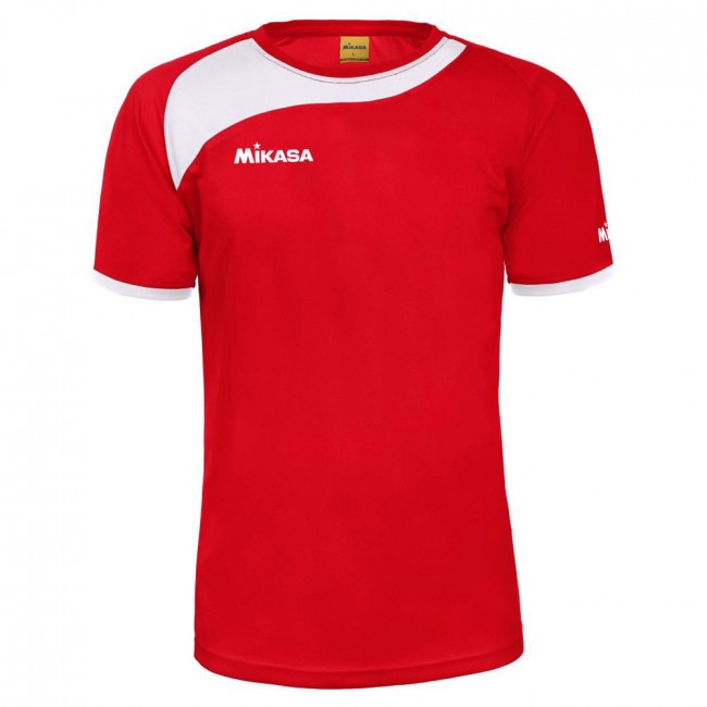 Футболка волейб. игровая муж. MIKASA MT288-01-L, р.L, 100% полиэстер, красный 
