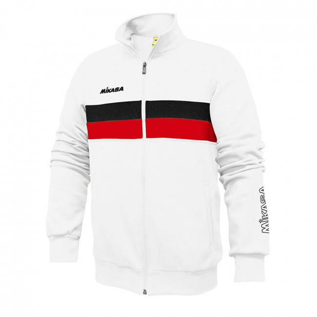 Куртка от костюма MIKASA MT552-078-XL, р.XL, 70% хлопок 30% полиэстер, белый 