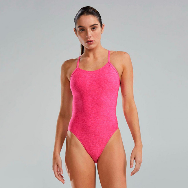 Купальник слитный TYR Lapped Cutoutfit, CLAP7A-690, р.38 (рос.50), розовый 