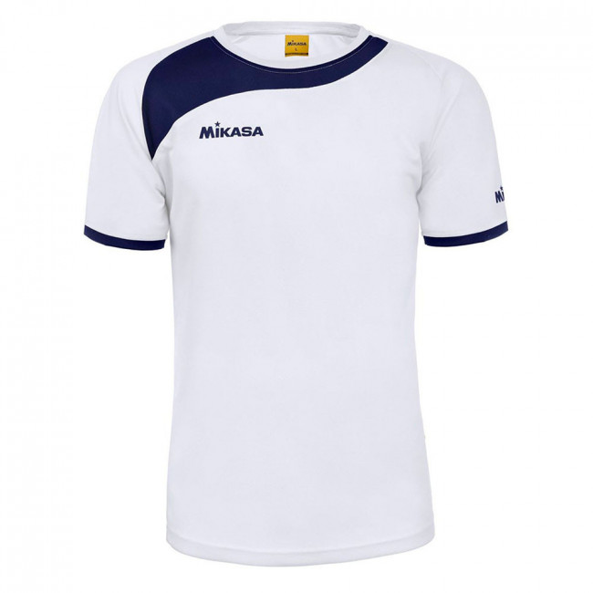 Футболка волейб. игровая муж. MIKASA MT288-023-S, р.S, 100% полиэстер, белый 