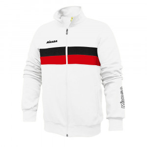 Куртка от костюма MIKASA MT552-078-2XL, р.2XL, 70% хлопок 30% полиэстер, белый