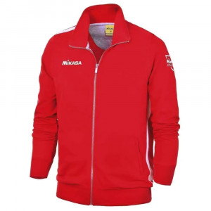 Куртка от костюма муж. MIKASA MT537-01-4XL, р.4XL, 70% хлопок, 30% полиэстер, красный