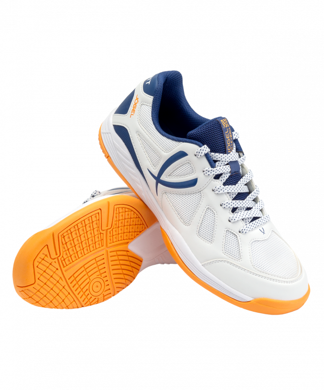 БЕЗ УПАКОВКИ Кроссовки волейбольные SPIRIT, White/navy 
