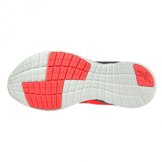 Кроссовки беговые жен. MIZUNO Wave Revolt J1GD218149, р.UK7,5 (рос.40,5), иск. кожа, текстиль, оранж 