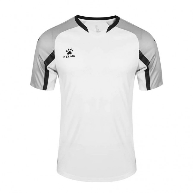 Футболка футб. KELME Short sleeve football, 8051ZB1004-100-L, р. L, полиэстер, белый 