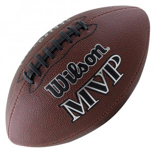 Мяч для ам. футбола WILSON NFL MVP Official, WTF1411XB, резина, бутил. камера, коричневый