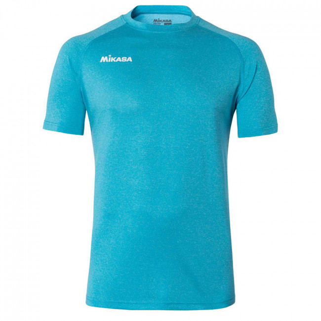 Футболка MIKASA MT193-033-2XL, р.2XL, 100% полиэстер, бирюзовый 